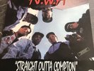 NWA Sraight Outta Compton UK Press 88/89 Vinyl Record Lp