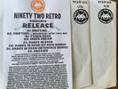 NINETY TWO RETRO, RAVE, HARDCORE, TEST PRESS, WHITE LABEL, BREAKBEAT, JUNGLE