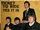 THE BEATLES 45 CAPITOL 5407 WEST COAST SLEEVE  TICKET TO RIDE b/w YES IT IS