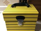 Third Man Records Black & Yellow Stripe 45 Box 7” Vinyl Storage TMR Jack White