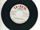 THEE MIDNITERS 45 RPM Record  CHICANO POWER / NEVER GOING TO GIVE YOU UP  MINT-