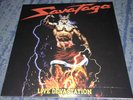 SAVATAGE LIVE DEVASTATION DOUBLE LP 100 MADE - HEAVY METAL RARE ACCEPT CHASTAIN