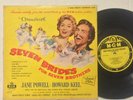 Seven Brides For Seven Brothers VG+ ORIG MGM 10” Jane Powell Howard Keel NICE