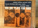 Sonny Rollins Quintet,Rollins Plays for Bird,Prestige Label,Mono LP