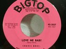 CHAVIS BROS. - Love Me Baby - Vinyl 45 - 1959 Bigtop OP -  ROCKABILLY