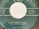 rare ELVIS PRESLEY Jamaica Big Hunk Of Love 45 My Wish Came West Indies 7