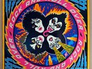 KISS - ROCK & ROLL OVER - RARE PINK SAWBLADE + RED VINYL -12