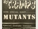 The Cramps Mutants 81 SF Flyer Kabuki Punk Psychobilly Misfits Black Flag Poster
