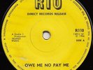 THE ETHIOPIANS  OWE ME NO PAY ME  UK ORIG  STUDIO ONE LATE SKA ERA THRILLER