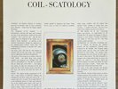 COIL Scatology LP *POSTCARD* soisong coh cyclobe throbbing gristle nww