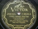 Pre-War Jazz 78 rpm JELLY ROLL MORTON Fussy Mabel—Ponchatrain VICTOR 38125 VG