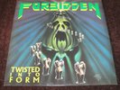 FORBIDDEN / Twisted Into Form OG UK LP 1st PRESS 1990   THRASH METAL