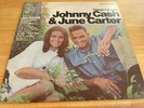 Johnny Cash & June Carter Carryin' On LP Record 1st Issue Columbia 1967 Nice