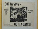 Beatles Paul McCartney & Wings LP GOTTA SING, GOTTA DANCE