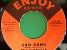 The Channels   Sad Song / My Love   Enjoy Records   1963   US   7