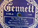 Gennett 5105 New Orleans Rhythm Kings TIN ROOF BLUES  78 rpm  1923 JAZZ EE-