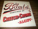 CHEECH AND CHONG Big Bambu original vinyl record LP with the rolling paper