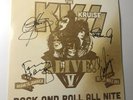 KISS Kruise Alive  V - Rock And Roll All Nite Autographed vinyl record aucoin