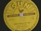 ROCKABILLY 78 - JERRY LEE LEWIS - GREAT BALLS OF FIRE - HEAR 1957 SUN 281