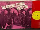 THE ROLLING STONES Miss You 1978 RED VINYL French Press 12