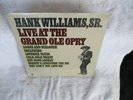 Hank Williams Sr Live At The Grand Ole Opry MG 1-5019 (1976) Factory Sealed