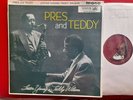 LESTER YOUNG & TEDDY WILSON -PRES AND TEDDY LP 1958 UK 1st HMV CLP 1302.NM/EX