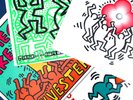4 X KEITH HARING ART COVERS 12 INCH VINYL