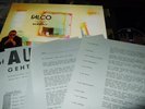 FALCO : WIENER BLUT LP 1988 TELDEC GERMANY +ORIGINAL 10 PAGES PROMOSHEETS