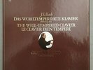 D183 Bach The Well Tempered Clavier Gould Piano 4LP CBS 77427 Stereo