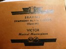 1935 STOKOWSKI BRAHMS Symphony Z SHELLAC No 1 C Minor Philadelphia Orch M-301