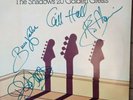 The Shadows album - 20 Golden Greats signed by 4 members at Sheffield City hall