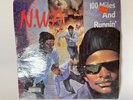 N.W.A. NWA 100 Miles And Runnin Vinyl LP Original 1990 Ruthless EVL 7224 Eazy-E