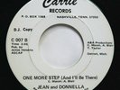 JEAN AND DONNELLA - GET READY / ONE MORE STEP - SOUL 45 (PROMO)