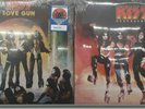 KISS - DESTROYER & LOVE GUN; Colored Vinyl; Trans Orange & Tangerine/Aqua Splat