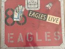 EAGLES Eagles Live 1980 ASYLUM UK ORIGINAL K62032 COMPLETE POSTER VINYL 2 LP EX