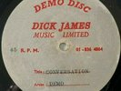 Cilla Black COOK/GREENAWAY demo acetate of 