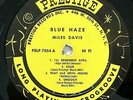 MILES DAVIS Blue Haze LP Prestige 7054 DG RVG 1956 W 50th St NO COVER #8468