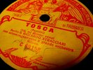 1914 Signed Riccardo STRACCIARI FONOTIPIA C 69158 TOSCA Cantabile di SCARPIA