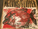 Melvins Flipper Hot Fish Amphetamine Reptile Records 10 Inch Blood Red in Clear