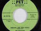 Doo Wop R&B 45 REVALONS Dreams Are For Fools PET HEAR
