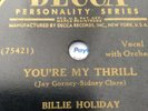 Billie Holiday - Decca 78 RPM - Crazy He Calls Me/You're My Thrill