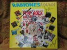 Ramones Mania Vinyl LP. Autographed by Joey, Dee Dee, Marky, and Johnny. 