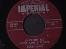 SMILEY LEWIS: she's got me hook, line & sinker / please listen to me Imperial 7