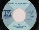 Garage Psych 45 THIRTEENTH FLOOR ELEVATORS You're Gonna Miss Me IA HEAR
