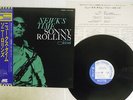SONNY ROLLINS NEWK'S TIME BLUE NOTE LNJ-80086 Japan OBI VINYL LP
