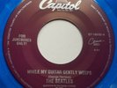The Beatles WHILE MY GUITAR GENTLY WEEPS / BLACKBIRD Jukebox Only Blue Vinyl M