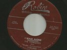 DOOWOP R&B  - VOCALEERS - I WALK ALONE  /  HOW SOON - HEAR - 1953 RED ROBIN