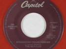 Rock 45 BEATLES Strawberry Fields Forever CAPITOL NM red wax HEAR