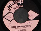 J.J. BARNES: these chains of love / color green MICKAY'S 7
