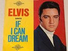 ELVIS PRESLEY IF I CAN DREAM/EDGE OF REALITY RCA PICTURE SLEEVE W/45 PROMO DJ NM
